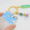 Japan Peanuts Acrylic Keychain 3 Charm - Snoopy & Woodstock : Alphabet R - 2