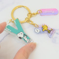 Japan Peanuts Acrylic Keychain 3 Charm - Snoopy & Woodstock : Alphabet Y - 2