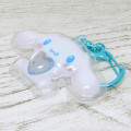 Japan Sanrio Acrylic Keychain - Cinnamoroll : Plump 3D Heart Crystal - 3