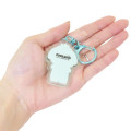 Japan Sanrio Acrylic Keychain - Pochacco : Plump 3D Heart Crystal - 2