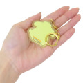 Japan Sanrio Acrylic Keychain - Pompompurin : Plump 3D Heart Crystal - 2