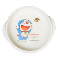 Japan Doraemon Porcelain Baby Scooping Bowl - Doraemon : Face Smile