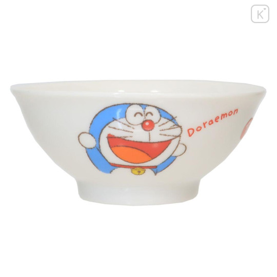 Japan Doraemon Kids Porcelain Bowl - Doraemon : Face Smile - 1