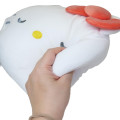 Japan Sanrio Die-cut Cushion - Hello Kitty : Sleeping Face - 3