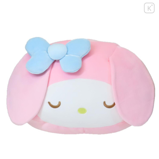 Japan Sanrio Die-cut Cushion - My Melody : Sleeping Face - 1