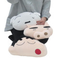 Japan Crayon Shin-chan Die-cut Cushion - Shiro : Sleeping Face - 4