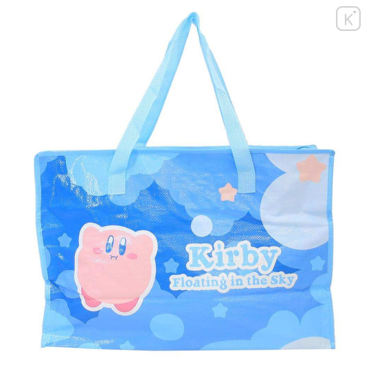 Japan Kirby Souvenir Laminated Woven PP Eco Shopping Bag - Kirby : Floating In The Sky - 1