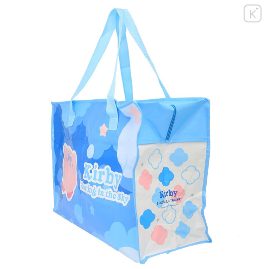 Japan Kirby Souvenir Laminated Woven PP Eco Shopping Bag - Kirby : Floating In The Sky - 2