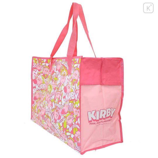 Japan Kirby Souvenir Laminated Woven PP Eco Shopping Bag - Kirby : Cosplay Pink - 2