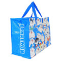 Japan Doraemon Souvenir Laminated Woven PP Eco Shopping Bag - Doraemon : Friends - 3