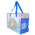 Japan Mochishiba Souvenir Laminated Woven PP Eco Shopping Bag - Mt. Fuji Onsen Blue - 2