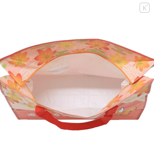 Japan Mochishiba Souvenir Laminated Woven PP Eco Shopping Bag - Mt. Fuji Autumn Leaves Koyo - 3
