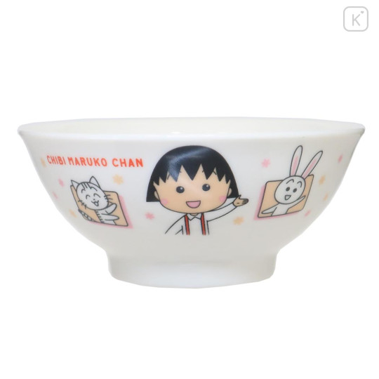 Japan Chibi Maruko Chan Kids Porcelain Bowl - Momoko Sakura : Happy Star - 1