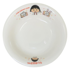 Japan Chibi Maruko Chan Deep Plate Bowl - Momoko Sakura : Happy Star