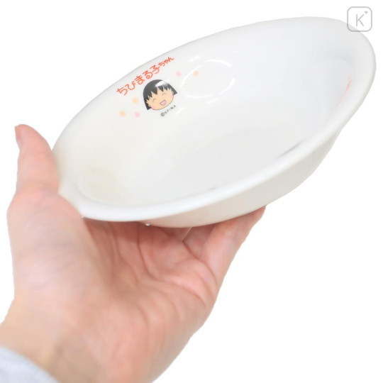Japan Chibi Maruko Chan Deep Plate Bowl - Momoko Sakura : Happy Star - 2