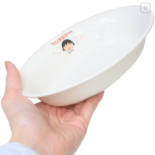 Japan Chibi Maruko Chan Kids Curry & Pasta Plate - Momoko Sakura : Happy Star - 2