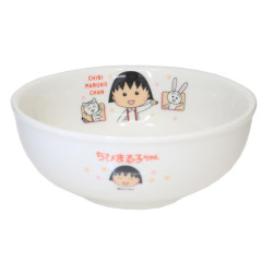 Japan Chibi Maruko Chan Kids Porcelain Ramen Bowl - Momoko Sakura : Happy Star