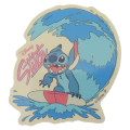 Japan Disney Vinyl Sticker - Stitch : Surfing - 1