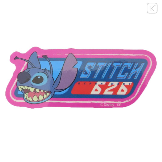 Japan Disney Vinyl Sticker - Stitch : Logo 626 - 1