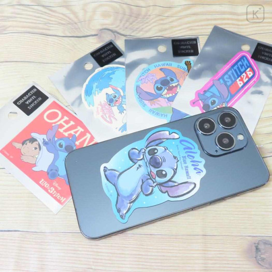 Japan Disney Vinyl Sticker - Stitch : Logo 626 - 2