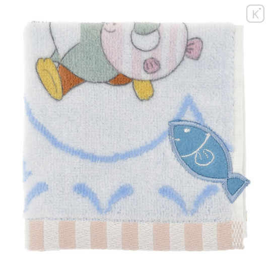 Japan Disney Store Mini Towel Jacquard Handkerchief - Chip & Dale : Penguin Costume - 4