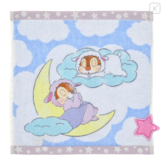 Japan Disney Store Mini Towel Jacquard Handkerchief - Chip & Dale : Sheep Costume - 1