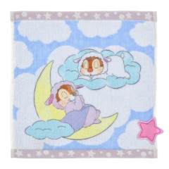 Japan Disney Store Mini Towel Jacquard Handkerchief - Chip & Dale : Sheep Costume
