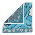 Japan Disney Store Mini Towel Jacquard Handkerchief - Stitch : Face - 2