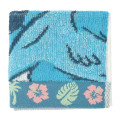 Japan Disney Store Mini Towel Jacquard Handkerchief - Stitch : Face - 3