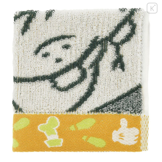 Japan Disney Store Mini Towel Jacquard Handkerchief - Goofy : Face - 3