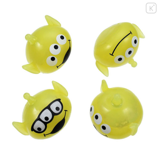 Japan Disney Store Bath Ball with Random Glowing Mascot - Toy Story Little Green Men Aliens : Face Blind Box - 4