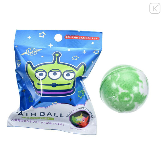 Japan Disney Store Bath Ball with Random Glowing Mascot - Toy Story Little Green Men Aliens : Face Blind Box - 5