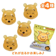 Japan Disney Store Bath Ball with Random Glowing Mascot - Pooh : Face Blind Box