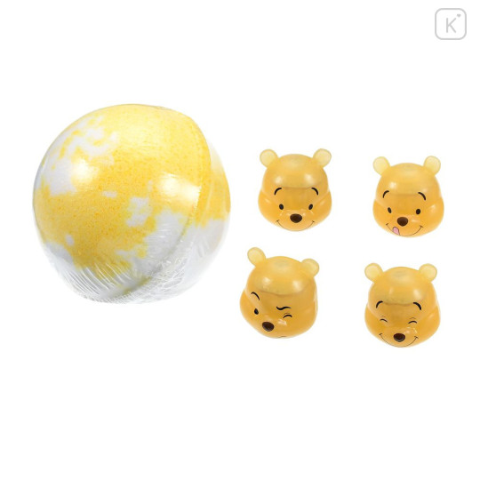 Japan Disney Store Bath Ball with Random Glowing Mascot - Pooh : Face Blind Box - 6