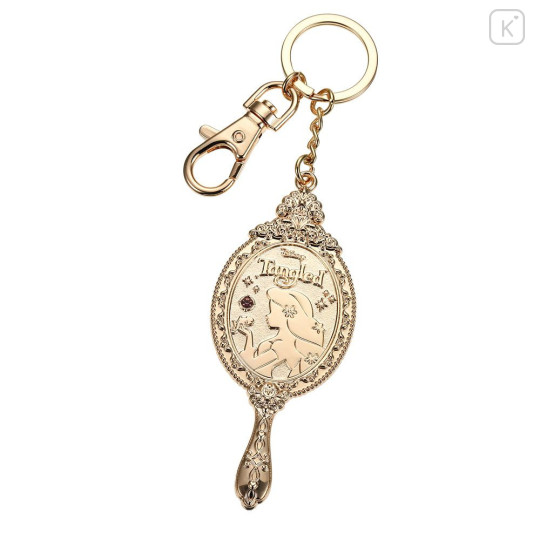 Japan Disney Store Keychain with Mirror - Rapunzel : Wishing You A Lovely Day - 2