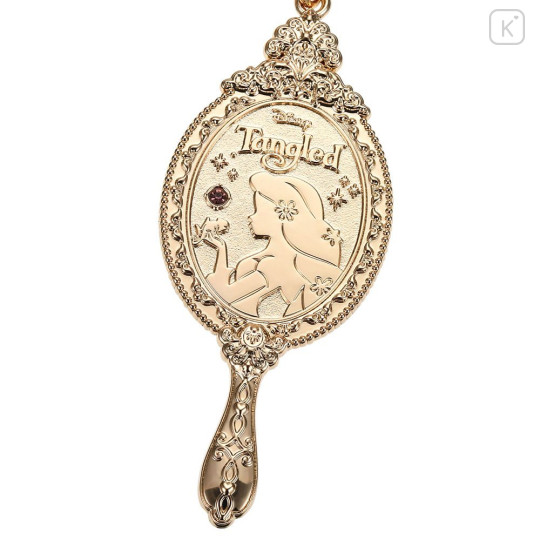 Japan Disney Store Keychain with Mirror - Rapunzel : Wishing You A Lovely Day - 4