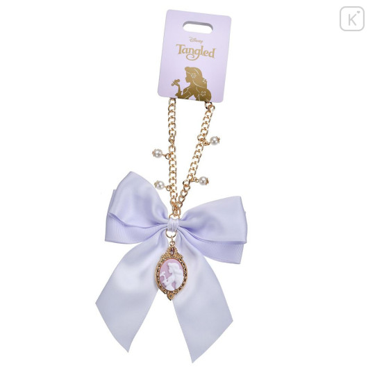 Japan Disney Store Ribbon Pearl Bag Charm - Rapunzel : Wishing You A Lovely Day - 2