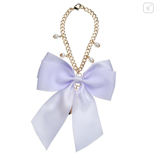 Japan Disney Store Ribbon Pearl Bag Charm - Rapunzel : Wishing You A Lovely Day - 3