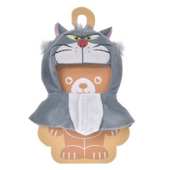 Japan Disney Store Dress-up Clothes Keychain Costume - Cinderella : Cat Lucifer Urupocha-chan & UniBearsity Friends