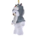 Japan Disney Dress-up Clothes Keychain Costume - Cinderella : Cat Lucifer Urupocha-chan & UniBearsity Friends - 2