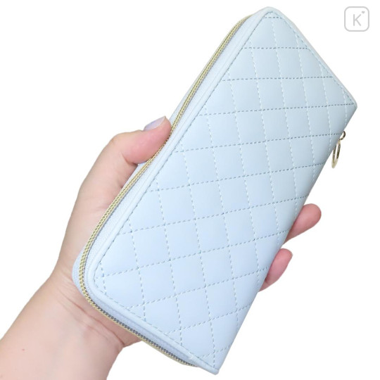 Japan Sanrio Quilted Long Wallet - Cinnamoroll : Dreaming Angel - 2
