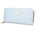 Japan Sanrio Quilted Long Wallet - Cinnamoroll : Dreaming Angel Face - 1