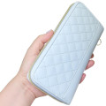 Japan Sanrio Quilted Long Wallet - Cinnamoroll : Dreaming Angel Face - 2