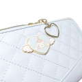 Japan Sanrio Quilted Long Wallet - Cinnamoroll : Dreaming Angel Face - 6