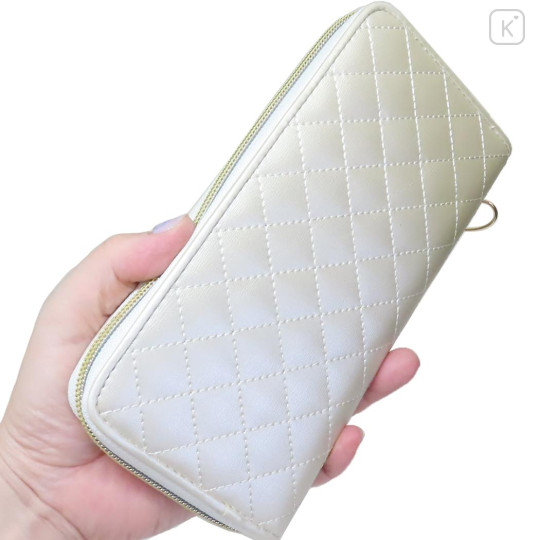 Japan Sanrio Quilted Long Wallet - My Melody : Dreaming Angel - 2