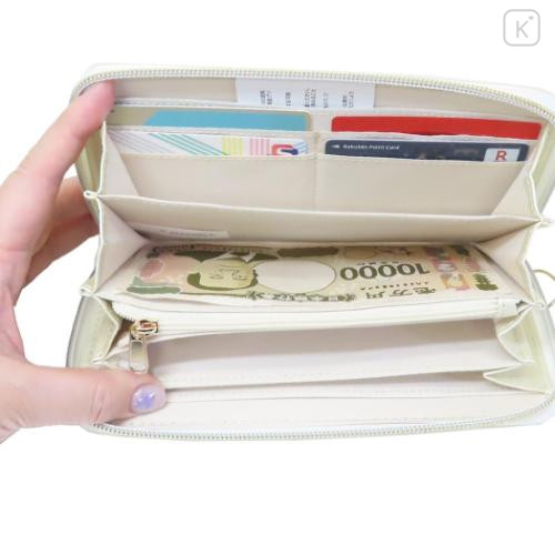 Japan Sanrio Quilted Long Wallet - My Melody : Dreaming Angel - 5