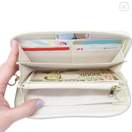 Japan Sanrio Quilted Long Wallet - My Melody : Dreaming Angel Face - 4