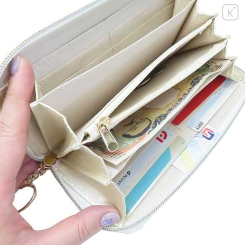 Japan Sanrio Quilted Long Wallet - My Melody : Dreaming Angel Face - 5