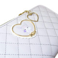 Japan Sanrio Quilted Long Wallet - Kuromi : Dreaming Angel - 3