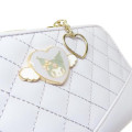 Japan Sanrio Quilted Long Wallet - Kuromi : Dreaming Angel Face - 6